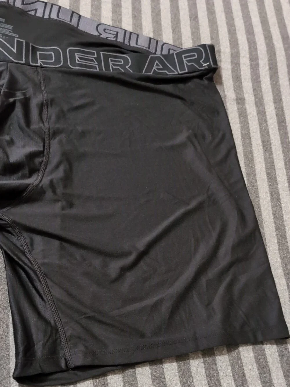 5xl Under Armour Black Men’s Performance Boxer Briefs with Branded Waistband